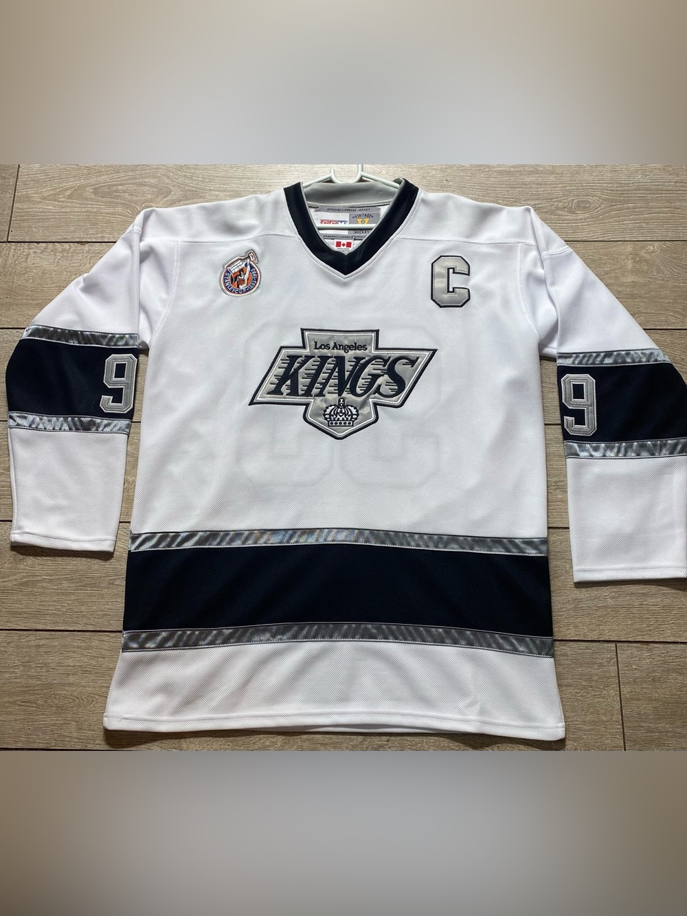 Wayne Gretzky 90s Los Angeles Kings CCM Throwback Jersey Vintage - Size XL (52)